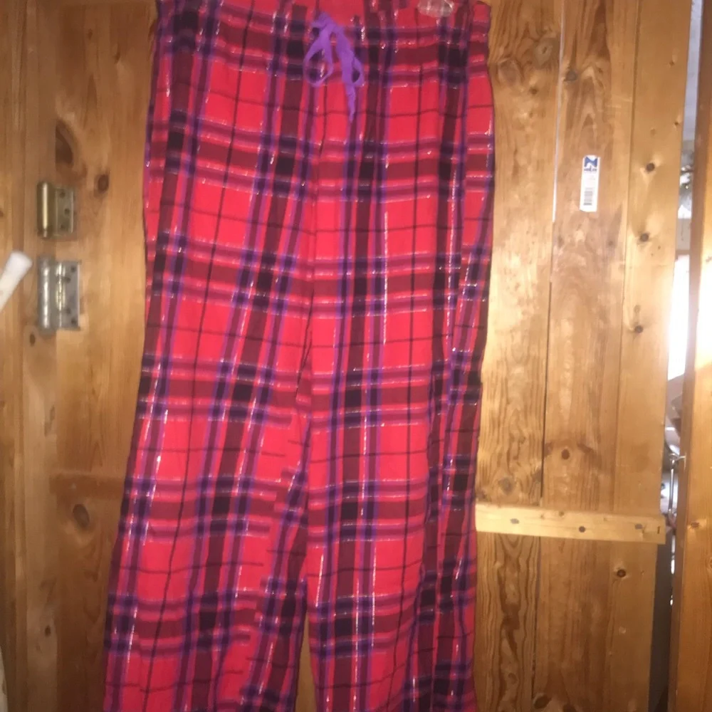 Victoria secret plaid sleeping pants with drawstring 
size medium - Picture 4 of 7